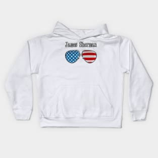 AMERICA PILOT GLASSES JAMES SHERMAN Kids Hoodie